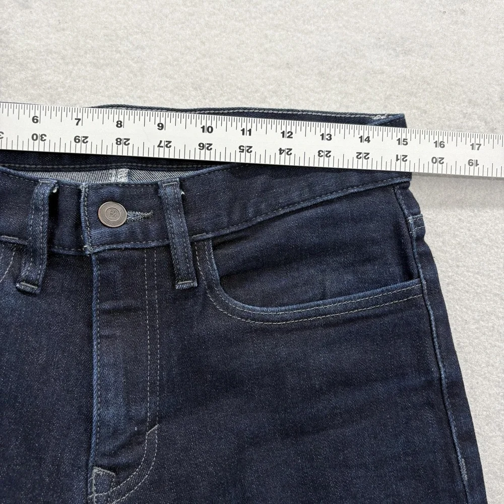 Banana Republic Travel Jeans Mens 30x32 Blue Dark Slim Tapered Stretch Denim